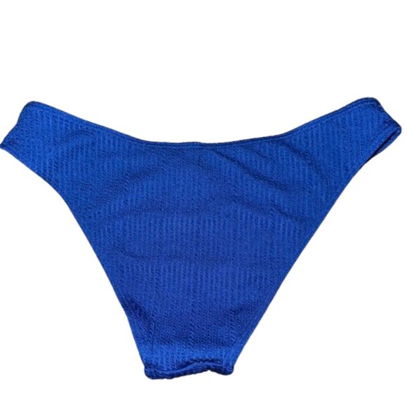 NWOT! Blue Push Up Bikini with Gold Jewels Size Medium - Picture 9 of 9